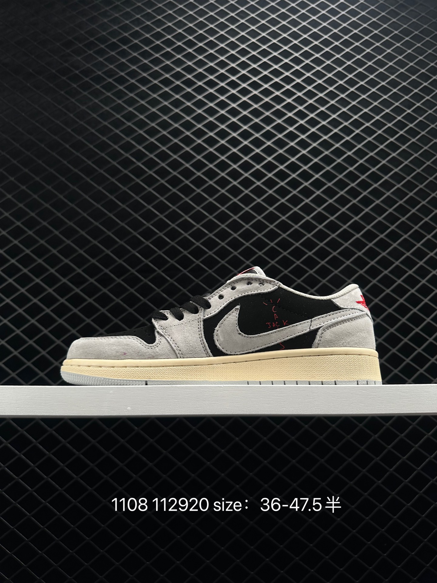 Travis Scott x Air Jordan 1 Low OG “Black Phantom